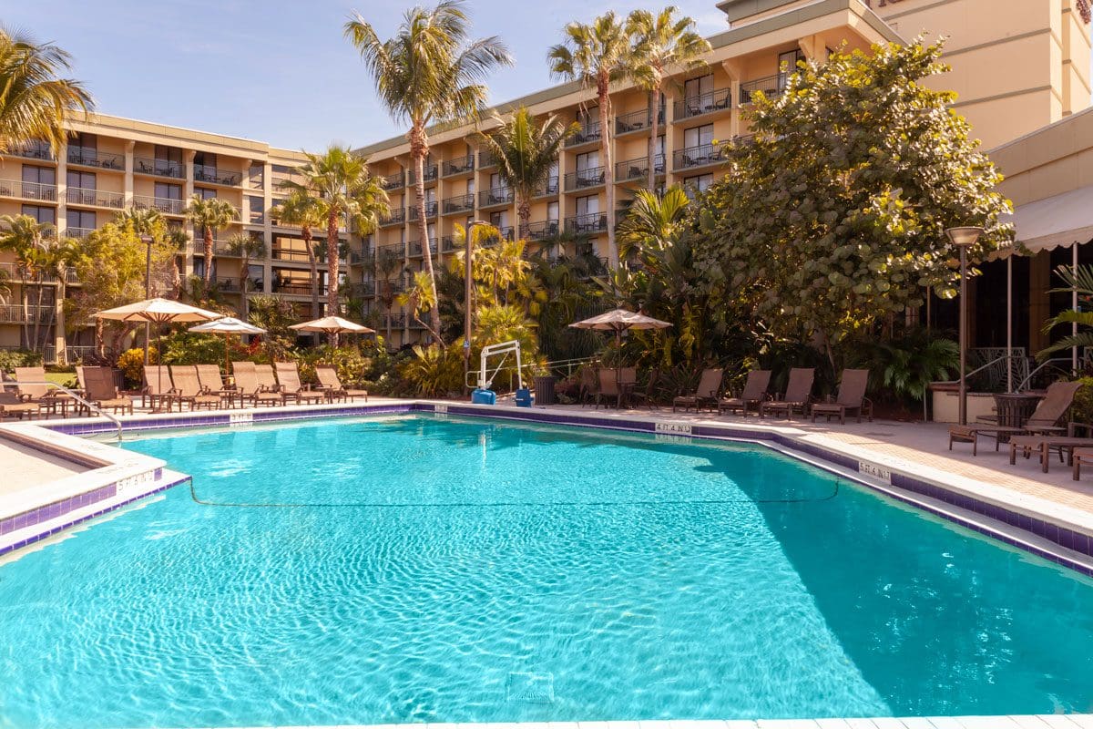 The Pool at the Doubletree Hotel Palm Beach Gardens